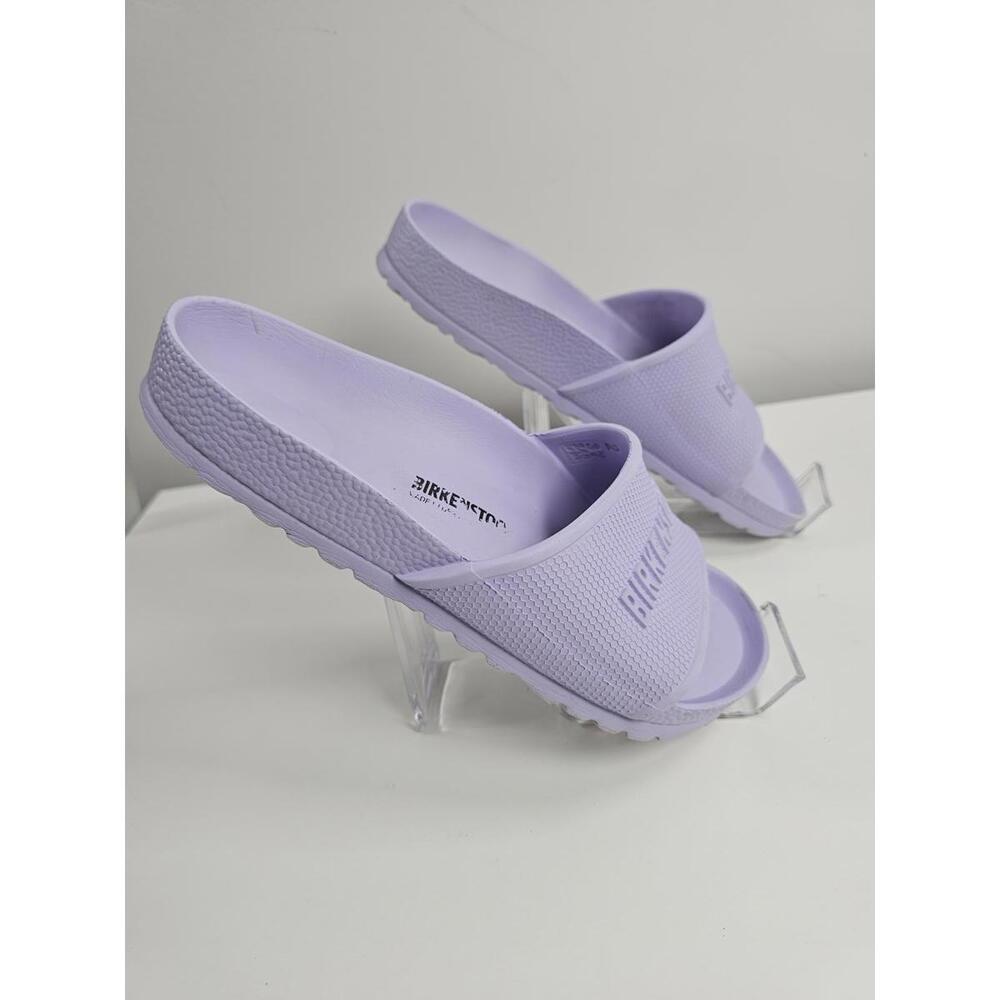 Birkenstock Lavender Slide Sandals - Picture 3 of 7